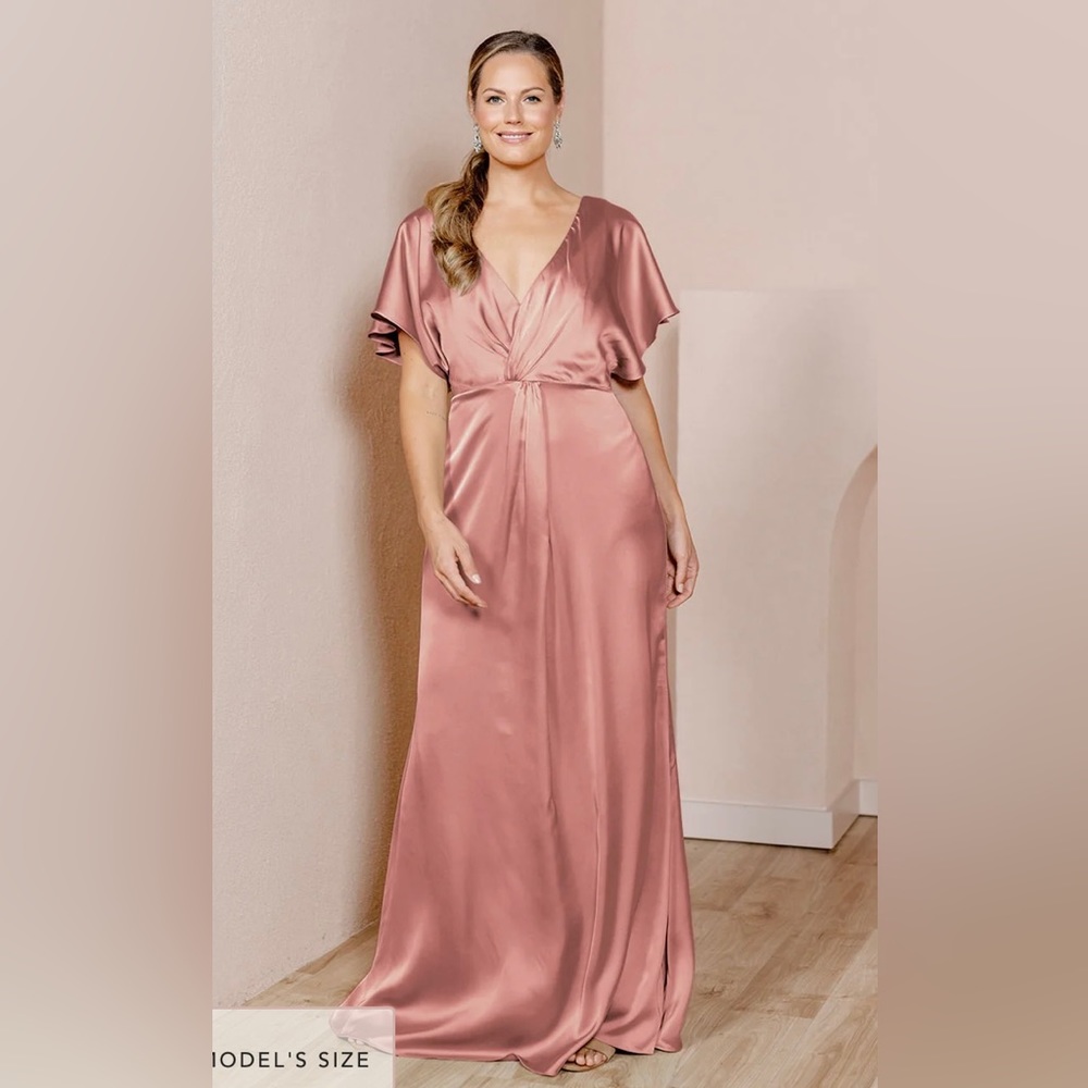 REVELRY -  Gwen Satin Dress